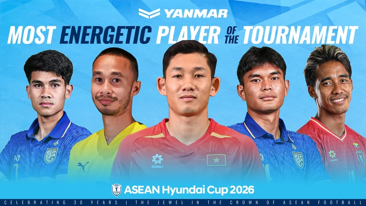 Nguyễn Hai Long được đề cử danh hiệu “Cầu thủ năng lượng nhất” ASEAN Cup 2026

